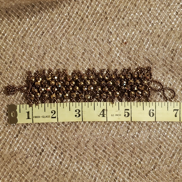 Beaded Bracelet Gold or Silver - Picture 3 of 6